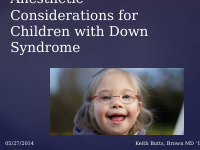 Anesthesia for Down syndrom.ppt